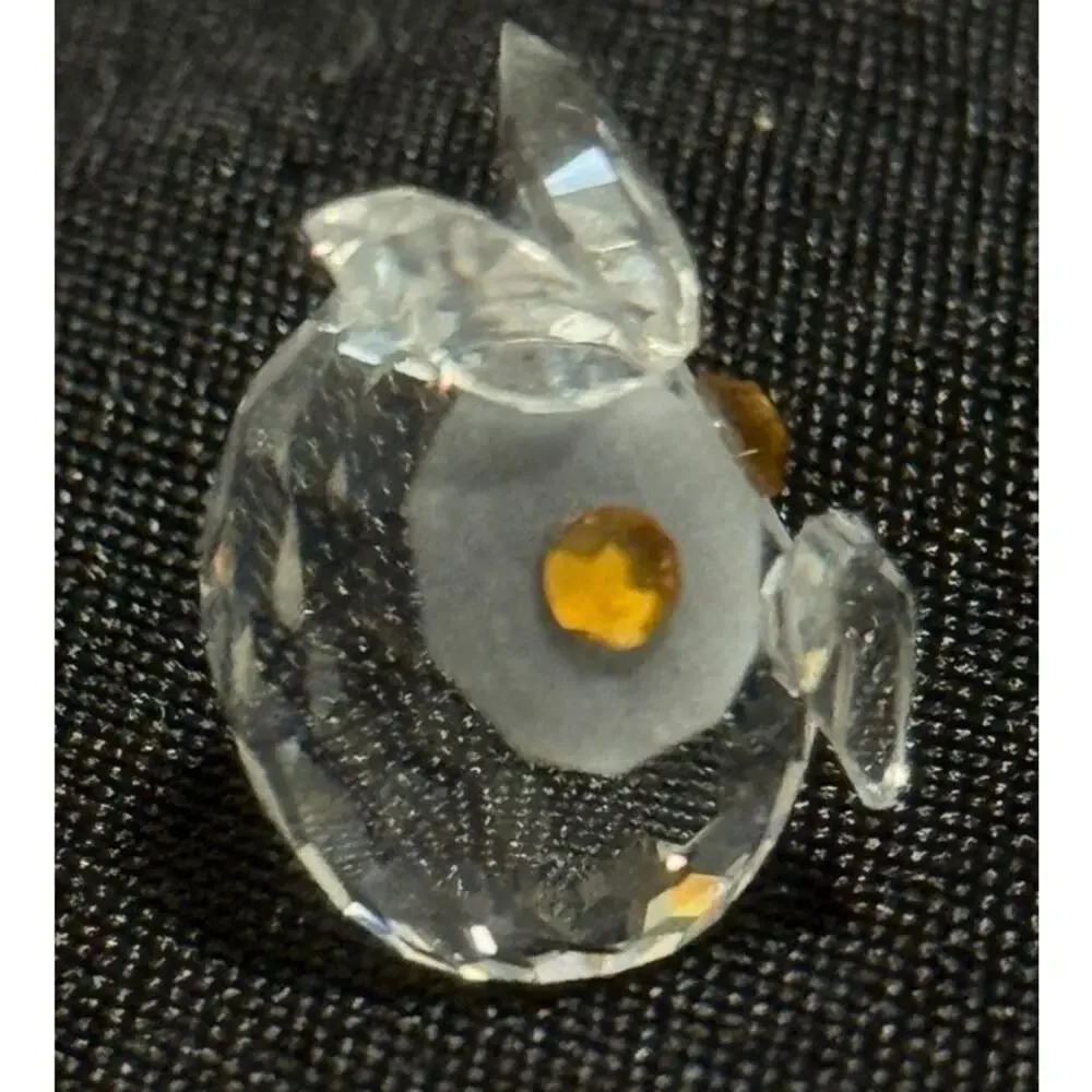 Asfour Egyptian Crystal Owl Figurine - RARE - 0.5